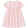 imageSimplee kids Baby Girl Dress Toddler Casual Dresses Summer Solid Color Floral Girl ClothesEpink