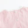 imageSimplee kids Baby Girl Dress Toddler Casual Dresses Summer Solid Color Floral Girl ClothesEpink