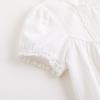 imageSimplee kids Baby Girl Dress Toddler Casual Dresses Summer Solid Color Floral Girl ClothesEwhite1