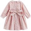 imageSimplee kids Baby Girl Smocked Dress Casual Long Sleeve Dresses Floral Print Sundress Princess Dress for ToddlerEpink
