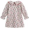 imageSimplee kids Baby Girl Smocked Dress Casual Long Sleeve Dresses Floral Print Sundress Princess Dress for ToddlerEwine Red Floral