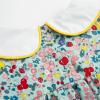 imageSimplee kids Baby Girl Smocked Dress Summer Casual Short Sleeve Dresses Floral Print Sundress Princess Dress for ToddlersCamulticolor1