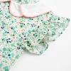 imageSimplee kids Baby Girl Smocked Dress Summer Casual Short Sleeve Dresses Floral Print Sundress Princess Dress for ToddlersCamulticolor2