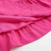 imageSimplee kids Girls Dresses Off The Shoulder Summer Tween Dress Smocked Ruffle Puff Sleeves Dresses for Girl Kids 415 YearsHot Pink