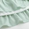 imageSimplee kids Girls Dresses Off The Shoulder Summer Tween Dress Smocked Ruffle Puff Sleeves Dresses for Girl Kids 415 YearsSage Green