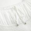 imageSimplee kids Girls Dresses Off The Shoulder Summer Tween Dress Smocked Ruffle Puff Sleeves Dresses for Girl Kids 415 YearsWhite