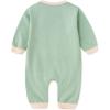 imageSimplee kids Baby Girl Outfits Long Sleeve Romper for Baby Boy Spring Fall Clothing Print Cartoon Baby Summer RomperAblight Green