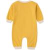 imageSimplee kids Baby Girl Outfits Long Sleeve Romper for Baby Boy Spring Fall Clothing Print Cartoon Baby Summer RomperAbyellow