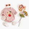 imageSimplee kids Baby Girl Outfits Long Sleeve Romper for Baby Boy Spring Fall Clothing Print Cartoon Baby Summer RomperBlight Pink