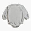 imageSimplee kids Baby Girl Outfits Long Sleeve Romper for Baby Boy Spring Fall Clothing Print Cartoon Baby Summer RomperFlight Gray