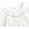imageSimplee kids Baby Girls Romper Print Summer Onesie Puff Sleeve Button Baby Girl Clothe