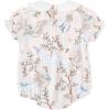 imageSimplee kids Baby Infant Girls Cotton Short Sleeve Summer Ruffle Romper 324 MonthsAbpink
