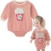 imageSimplee kids Baby Girl Outfits Long Sleeve Romper for Baby Boy Spring Fall Clothing Print Cartoon Baby Summer RomperAapink
