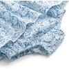 imageSimplee kids Baby Infant Girls Summer Romper Dress Summer Cotton Ruffle Sleeve Floral Onesie for 3 Months Blight Blue
