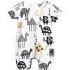 imageSimplee kids Baby Boy Outfits Short Sleeve Clothing Set Print Cartoon Baby Summer Romper