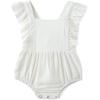imageSimplee kids 2PCS Baby Boys Girls Adjustable Slip Romper Summer Outfit Jumpsuit Cotton Linen Bodysuit