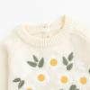 imageSimplee kids Baby Girls Kint Romper Fall Long Sleeve Rompers Newborn Baby Solid Overall Jumpsuit OutfitsAapricot