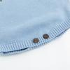 imageSimplee kids Baby Girls Kint Romper Fall Long Sleeve Rompers Newborn Baby Solid Overall Jumpsuit OutfitsAblue
