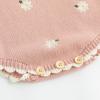 imageSimplee kids Baby Girls Kint Romper Fall Long Sleeve Rompers Newborn Baby Solid Overall Jumpsuit OutfitsCpink