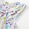 imageSimplee kids Baby Girls Summer Romper Onesie Infant Newborn Floral Ruffled Sleeveless Bodysuit