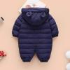 imageSimplee kids Unisex Onesie Baby Romper Toddler Warm Outwear Winter Coat Double Zipper Baby Hooded Snowsuit for 1824 Months