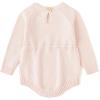 imageSimplee kids Baby Girls Kint Romper Fall Long Sleeve Rompers Newborn Baby Solid Overall Jumpsuit OutfitsAlight Pink