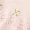 imageSimplee kids Baby Girls Kint Romper Fall Long Sleeve Rompers Newborn Baby Solid Overall Jumpsuit OutfitsAlight Pink