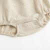 imageSimplee kids Newborn Baby Girls Rompers Infant Ruffle Long Sleeves Embroidery Bodysuit OutfitsBcapricot