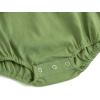 imageSimplee kids Newborn Baby Girls Rompers Infant Ruffle Long Sleeves Embroidery Bodysuit OutfitsBcolive Green