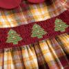 imageSimplee kids Baby Girls Peter Pan Collar Dress Long Sleeve Dress for Winter Autumn 12M6TRed