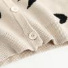 imageSimplee kids Baby Sweater Animal Leopard Printed Baby Cardigan for Autumn FallAmoon Beige