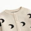 imageSimplee kids Baby Sweater Animal Leopard Printed Baby Cardigan for Autumn FallAmoon Beige