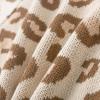 imageSimplee kids Baby Sweater Animal Leopard Printed Baby Cardigan for Autumn FallApink Brown Leopard