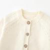imageSimplee kids Baby Sweater Animal Leopard Printed Baby Cardigan for Autumn FallFwhite