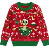 imageSimplee kids Family Matching Christmas Sweaters Xmas Print Ugly Funny Jumper Holiday Pullover TopsAredalient