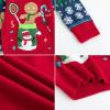 imageSimplee kids Family Matching Christmas Sweaters Xmas Print Ugly Funny Jumper Holiday Pullover TopsGlovesred