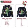 imageSimplee kids Family Matching Christmas Sweaters Xmas Print Ugly Funny Jumper Holiday Pullover TopsNavy Blue