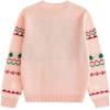 imageSimplee kids Family Matching Christmas Sweaters Xmas Print Ugly Funny Jumper Holiday Pullover TopsPink