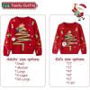 imageSimplee kids Family Matching Christmas Sweaters Xmas Print Ugly Funny Jumper Holiday Pullover TopsRed