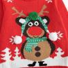imageSimplee kids Ugly Christmas Sweater Family Matching Outfits for Women Men Party Sweaters Knitted PulloverBbig Nose