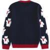 imageSimplee kids Ugly Christmas Sweater Family Matching Outfits for Women Men Party Sweaters Knitted PulloverBearnavy