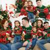 imageSimplee kids Ugly Christmas Sweater Family Matching Outfits for Women Men Party Sweaters Knitted PulloverGingerbread Manred
