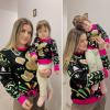 imageSimplee kids Ugly Christmas Sweater Family Matching Outfits for Women Men Party Sweaters Knitted PulloverNewblack