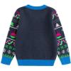 imageSimplee kids Ugly Christmas Sweater Family Matching Outfits for Women Men Party Sweaters Knitted PulloverNewblue