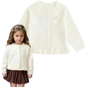 imageSimplee kids Baby Sweater Animal Leopard Printed Baby Cardigan for Autumn FallEbeige