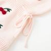 imageSimplee kids Baby Girl Knit Romper Fall Sleeveless Pompoms Rompers Newborn Little Girl Overall Jumpsuit OutfitsApink Cherry
