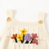 imageSimplee kids Baby Girls Sunflower Knit Rompers Knit Clothes for Newborn Baby GirlsIapricot