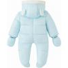 imageSimplee kids Baby Infant Girls Snowsuit Winter Hooded Footed Warm Jumpsuit Outerwear with Gloves for 1824 MonthEbaby Blue