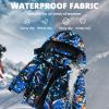 imageSimplee kids Boy Winter Coat Waterproof Ski Jacket Fleece Hooded Snow Warm Padded RaincoatsAgeometric Starry Sky