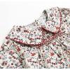 imageSimplee kids Baby Girls Smocked Dress Handmade Spring Fall Casual Dresses Floral Print Sundress Princess Dress for ToddlersEwine Red Floral